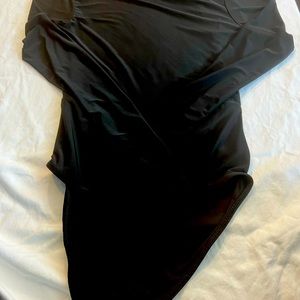 NWT nasty gal long sleeve naked back bodysuit